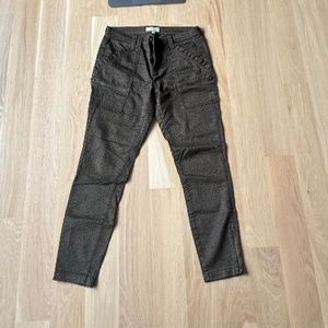 Joie animal print cargo pant jeans